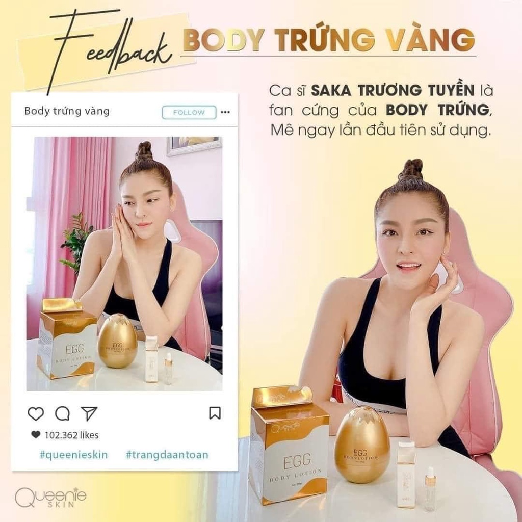 Kem dưỡng thể trứng vàng Egg Body Lotion quả 250g - CO167