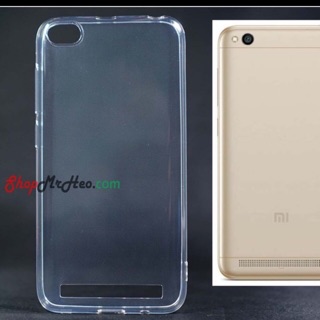Ốp lưng dẻo cho xiaomi redmi 5A silicon trong suốt