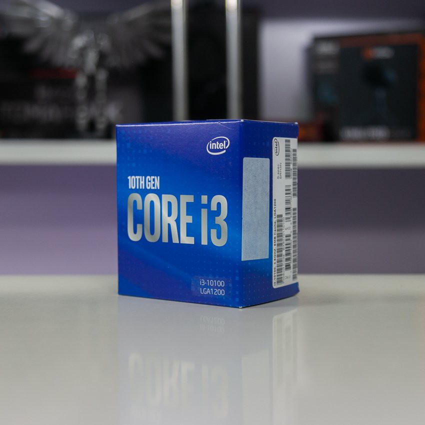 CPU Intel Core i3-10100 (3.6GHz turbo up to 4.3Ghz, 4 nhân 8 luồng, 6MB Cache, 65W) - Full box Chính hãng - BH 3 năm!