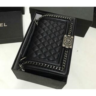 Chanel boy viền xích super sale