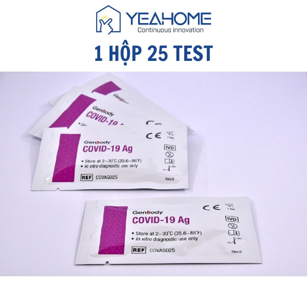 Que test nhanh Genbody Ag Hàn Quốc, hàng chính hãng Yeahome Store