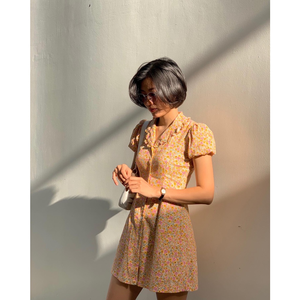 ĐẦM CHỮ A FORM DÁNG MINI CORAL DRESS