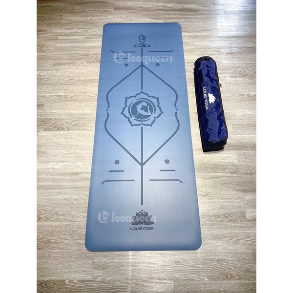 Thảm cao su tập yoga Louis phiên bản Basic  định tuyến - Chất liệu cao su chống thấm, chống trơn, chống trượt