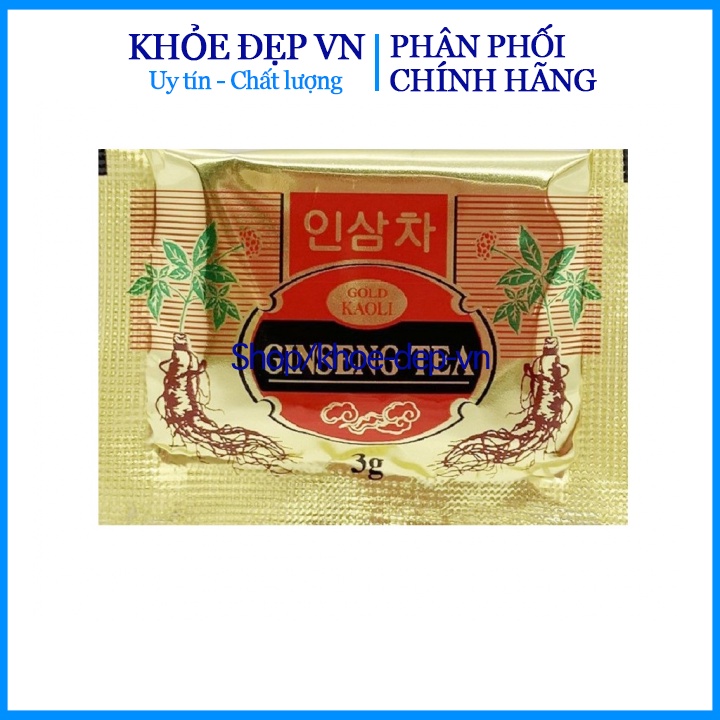 Trà sâm hàn quốc gingseng tea hộp 10 gói 2023