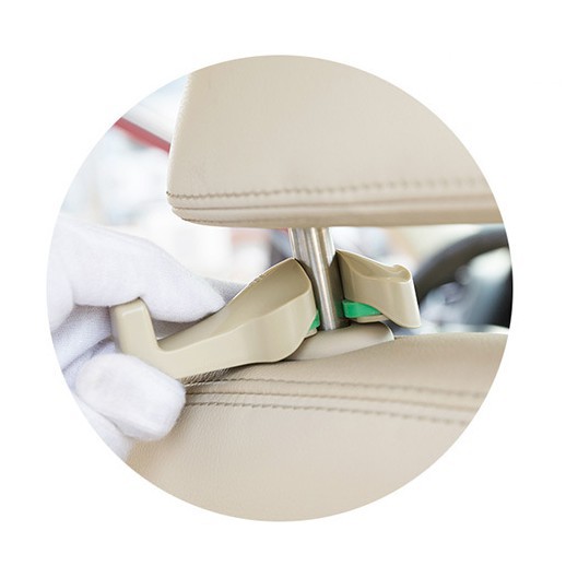 Móc Treo Đồ Sau Ghế Ô Tô, Móc Treo Đồ Xe Hơi Chất Liệu Nhựa ABS Chắc Chắn - An Bình Auto