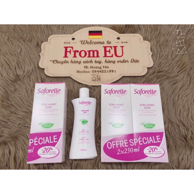 Dung dịch vệ sinh phụ nữ Saforelle Pháp