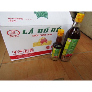Nước mắm chay Lá Bồ Đề (500ml) - [Chai thuỷ tinh cao cấp] (12 chai/ thùng)