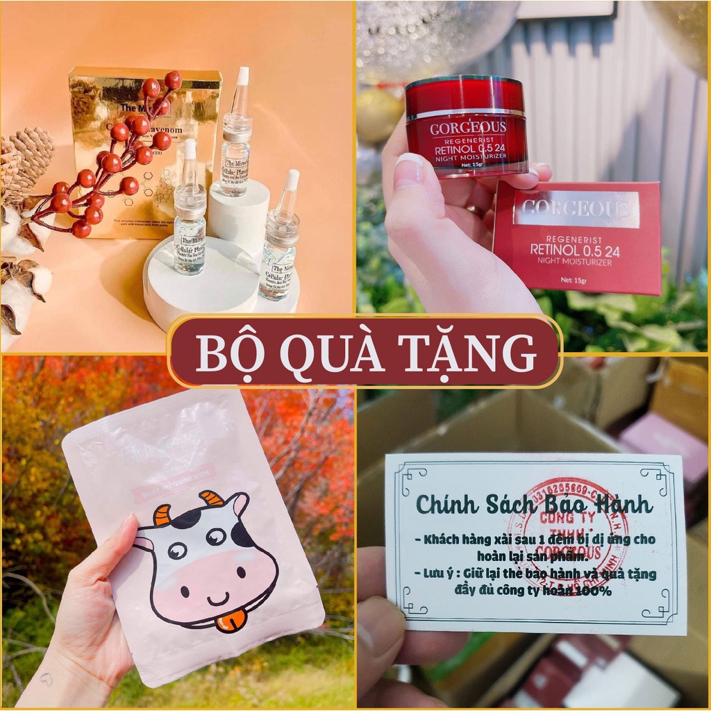 [ FREE SHIP + KÈM QUÀ ] Mặt Nạ Ngủ X3 Múi Xù Gorgeous