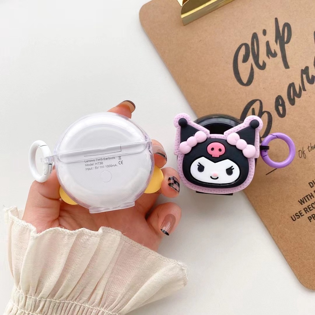 DISNEY Vỏ Bảo Vệ Hộp Sạc Tai Nghe Samsung Galaxy Buds Pro Buds 2 D10 / PI / J6 / Q33 / F9 / T2 Lenovo HT38 Trong Suốt Họa Tiết Hoạt Hình Dễ Thương