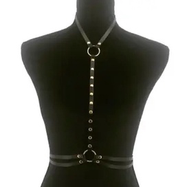 Đai Da PU Màu Pastel Phong Cách Gothic Quyến Rũ Cho Nữ