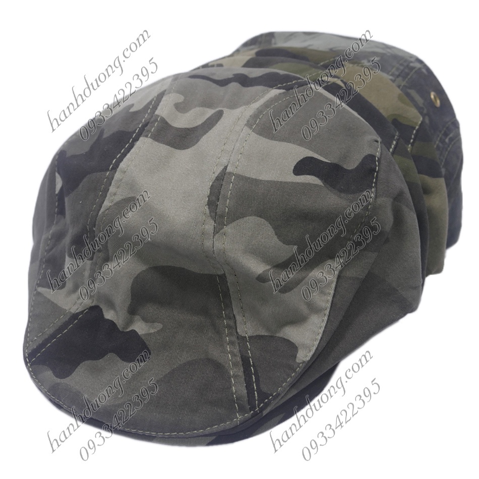 Nón beret nam mỏ vịt người lớn không có logo