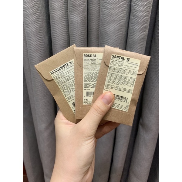 Nước hoa Le Labo Santal 33 - Tonka 25 - Bergamote 22 - Rose 31 - Baie 19 - The Noir 29 - A13 EDP