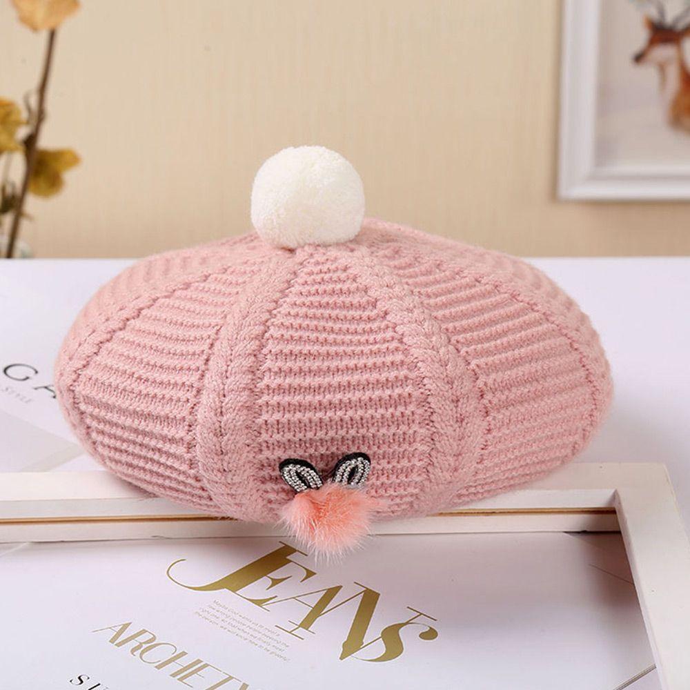 FOREVER Mũ Beret Màu Trơn Thoáng Khí Phong Cách Vintage Thời Trang Cho Nữ