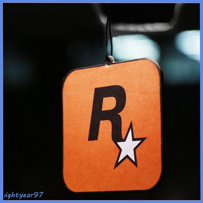 Thẻ Khuếch Tán Hương Thơm Trang Trí Nội Thất Xe Hơi Hình Ngôi Sao R-Letter Gta