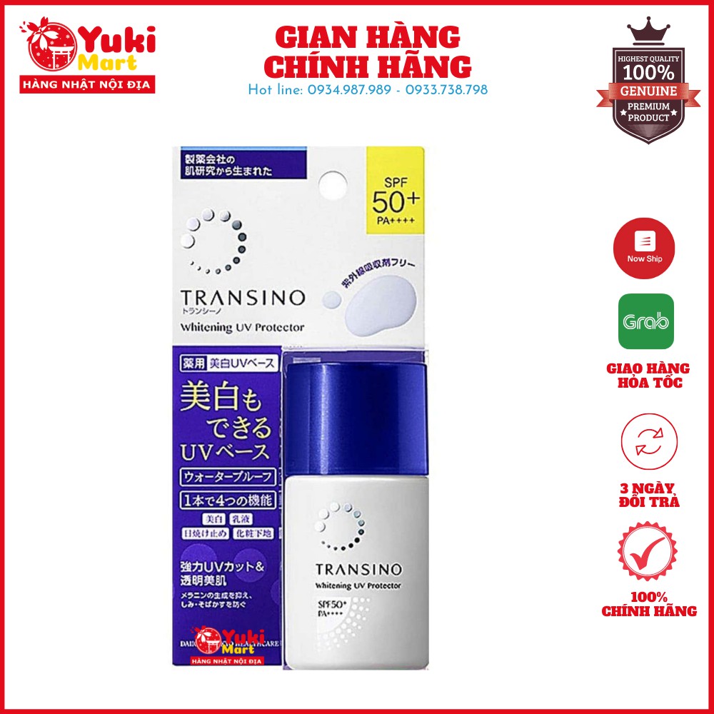 Kem Chống Nắng Dưỡng Da Transino Whitening Day Protector 30ml