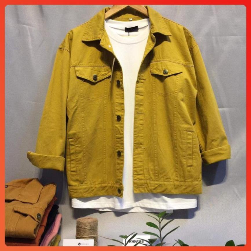 ÁO KHOÁC KAKI JEAN NAM ĐẸP THỜI TRANG MỚI NHẤT