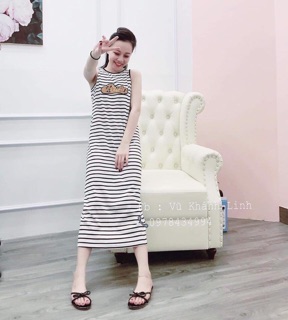 Váy kẻ suông sát nách 89k