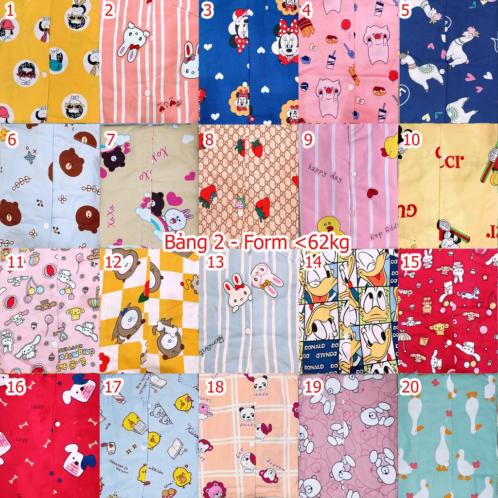 [Mã WABIG19 giảm 15% đơn 150k] Đồ Bộ Pịjama - Có viền Form 62kg (Kate Thái loại 1) | BigBuy360 - bigbuy360.vn