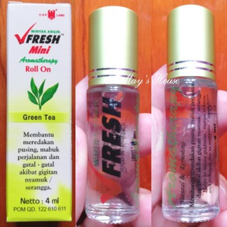Dầu lăn tinh dầu thảo mộc VFRESH (4ml)