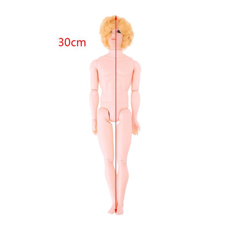 Búp bê ken tóc vàng 12 khớp nối dài 30cm