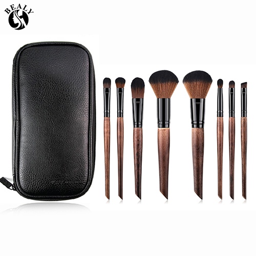 BỘ CỌ TRANG ĐIỂM BEALY 8 MÓN CÁN GỖ ĐUÔI VÁT XÉO
