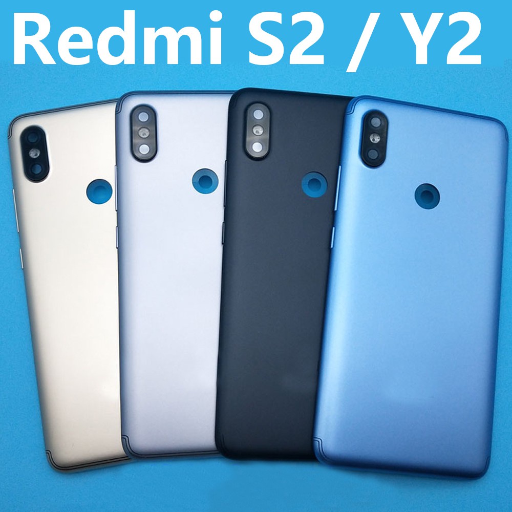 Mặt Lưng Điện Thoại Kèm Nút Bấm Nguồn / Âm Lượng Thay Thế Chuyên Dụng Cho Xiaomi Redmi S2 Y2 Y2 S2 Ốp