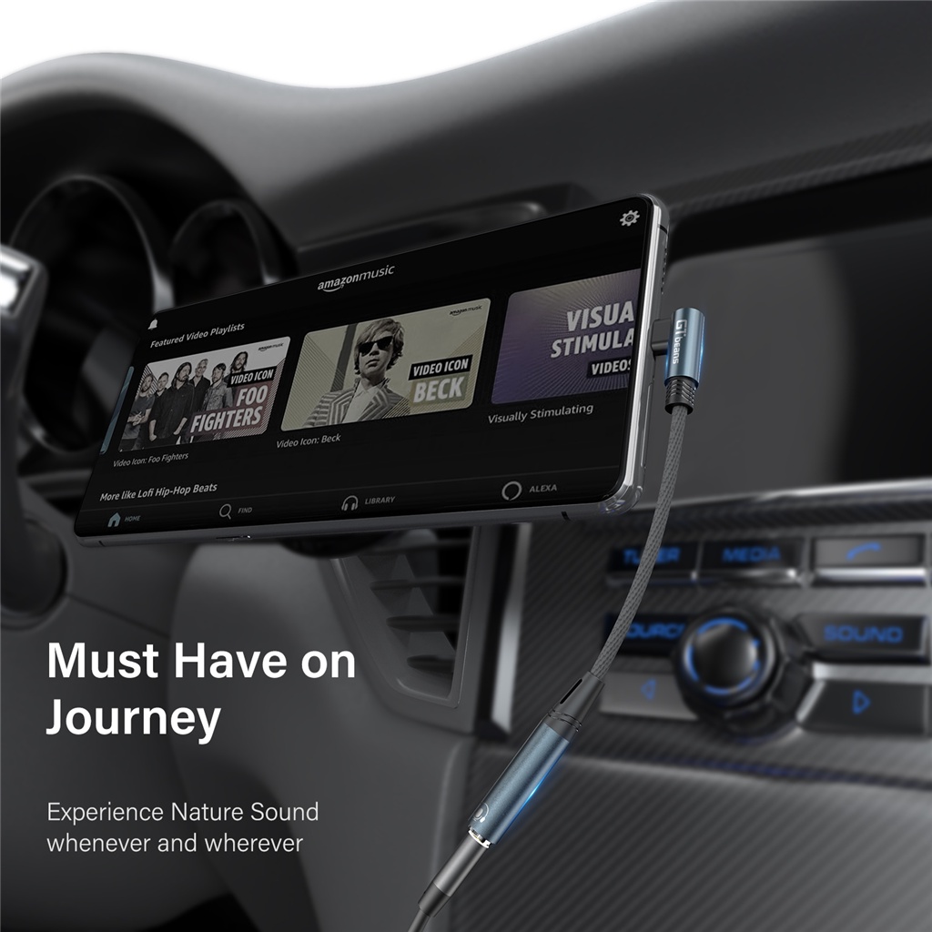 Dây Cáp Nối Dài Tai Nghe 90 Độ Chuyển Đổi Từ USB Type C Sang 3.5mm Cho iPad Pro Samsung Galaxy Google Pixel Xiaomi