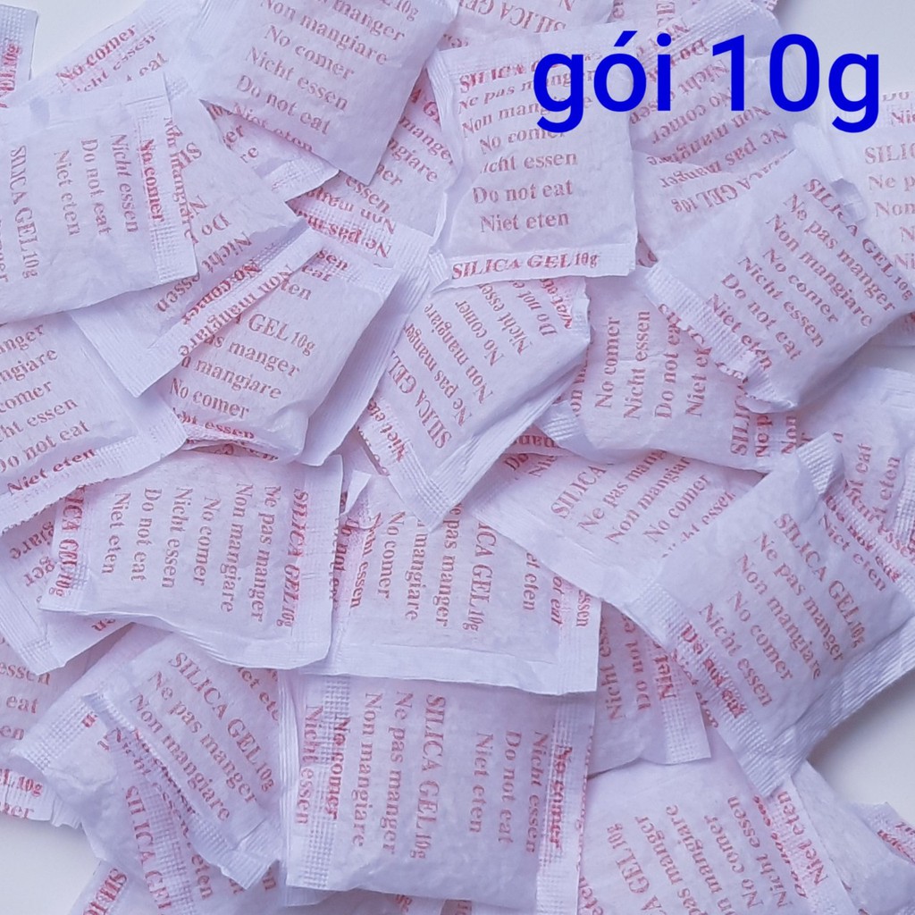 [túi 100g] Gói hút ẩm (5g,10g,20g,50g,100g/gói nhỏ) silica gel desiccant đa chức năng hạt chống ẩm mốc khử mùi