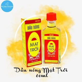 Dầu nóng Mặt Trời 60ml - Công ty OPC