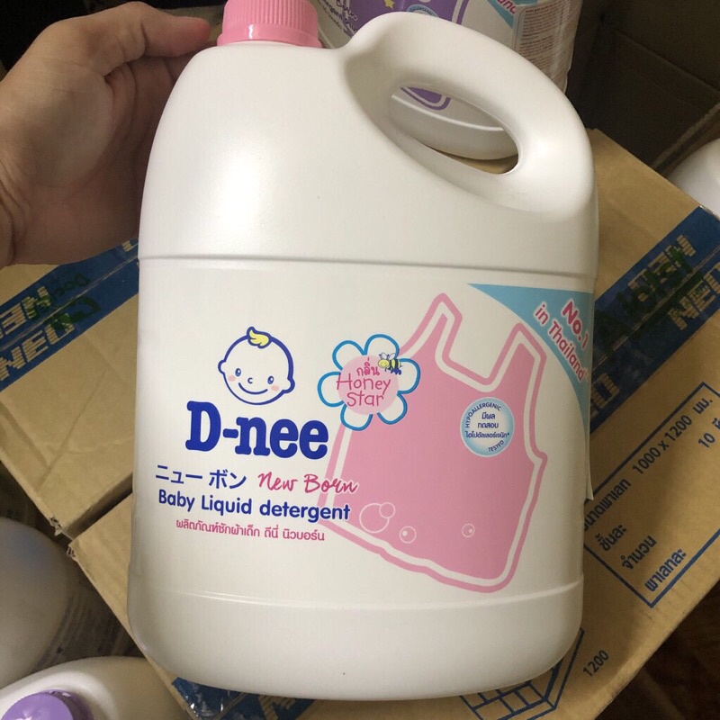 Nước giặt DNEE thái lan chuẩn team đại thịnh can to 3000ml