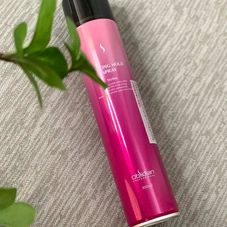 Gôm xịt tạo kiểu (Keo xịt tóc loại cứng Obsidian )Obsidian Hold Spray 300ml