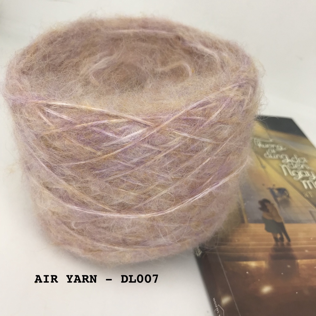Air yarn , len không khí , siêu êm và mềm mượt , cuộn 100gr