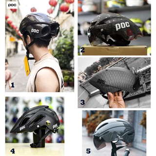 NÓN THỂ THAO POC XE ĐẠP, XE MÁY MÀU CACBON KÈM TÚI VÀ HỘP CHÍNH HÃNG