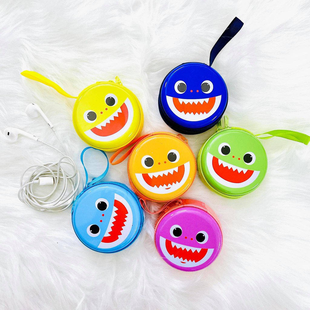 Bóp- ví đựng tai nghe cáp sạc hình cute dễ thương nhiều hình sắc nét rẻ nhất miền Bắc( Random)