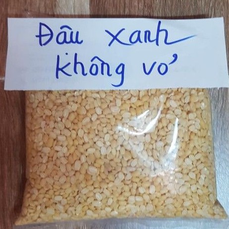 Đậu xanh không vỏ loại 1 _ không màu (500g)