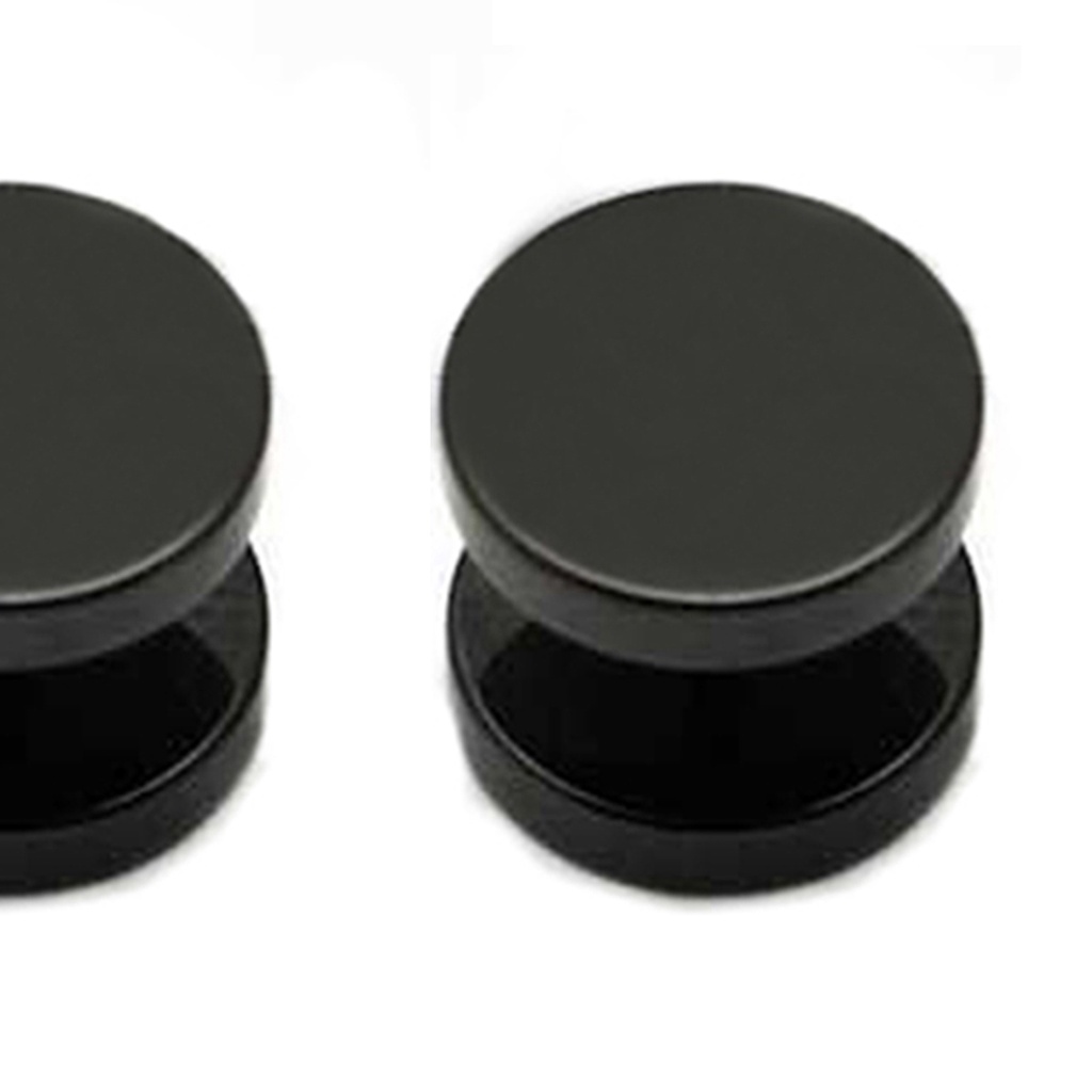 Cặp khuyên tai thép không gỉ thiết kế hình đinh tròn cá tính trẻ trung dành cho nam