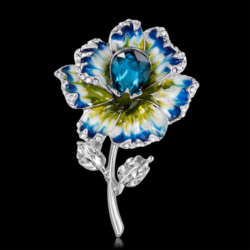 Trâm Cài Áo Hình Hoa Bằng Hợp Kim Sang Trọng Cho Nữ