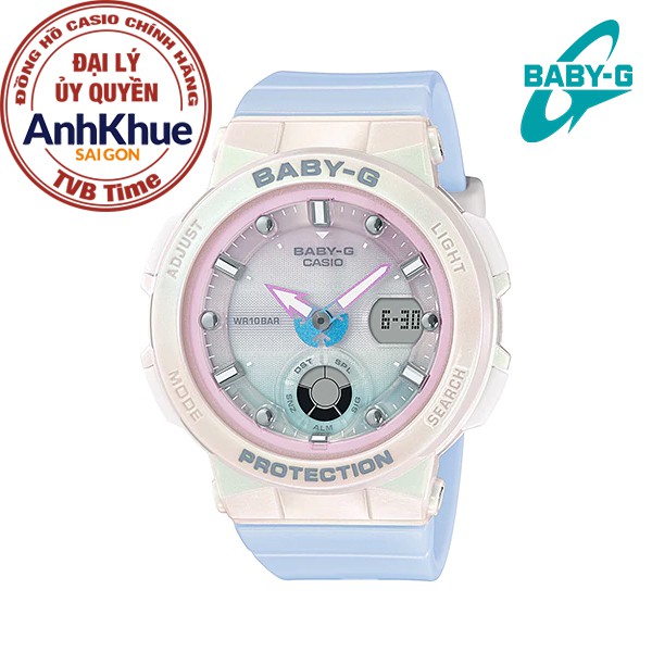 Đồng hồ nữ dây nhựa Casio Baby-G chính hãng Anh Khuê BGA-250-7A3DR