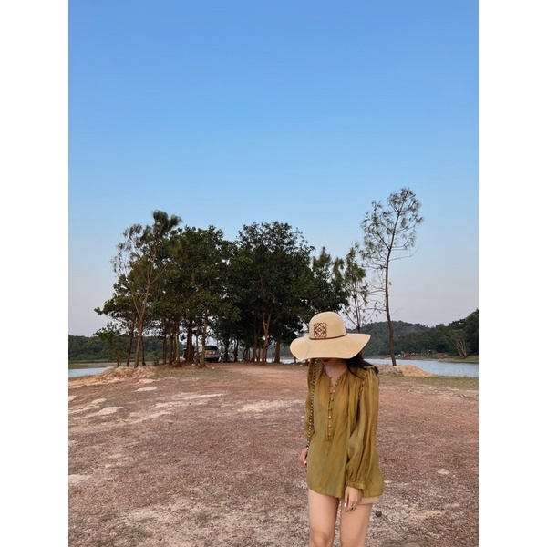 ( Ảnh thật ) A0603 Áo sơ mi cúc ngực tay bồng oversize | BigBuy360 - bigbuy360.vn