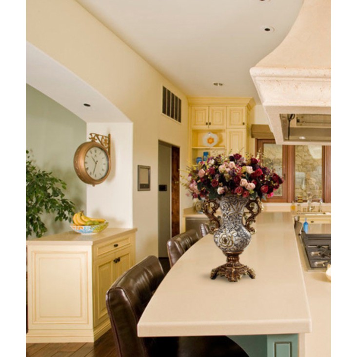 Bình hoa họa tiết vẽ hoa tinh tế mang phong cách tân cổ điển BH21