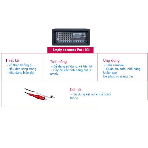 AMPLY KARAOKE BLUETOOTH NANOMAX PRO-100IB