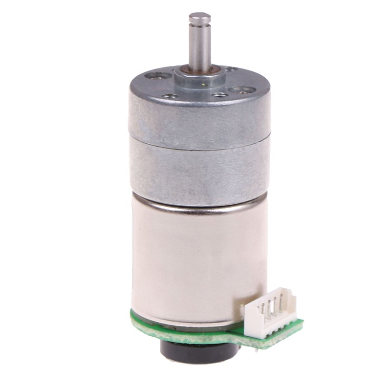 [onsalezone]DC 6V 12V Full Metal Gear Box 32-64RPM With Encoder speed For Smart Car Robot