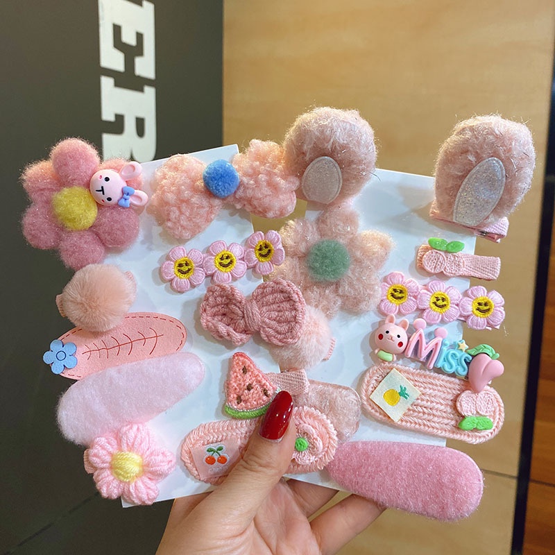 Set 10 Kẹp Tóc Kiểu Dáng Công Chúa Dễ Thương Cho Bé Gái