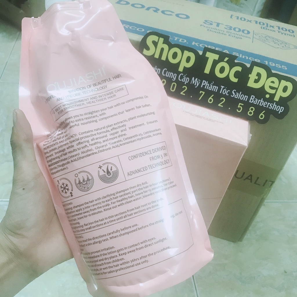 THUÓC DUỖI TÓC ÉPTÓC ÉP HOA ANH ĐÀO 3 in 1-pio colagen 1000ml (túi hoặc chai giao ngẫu nhiên)