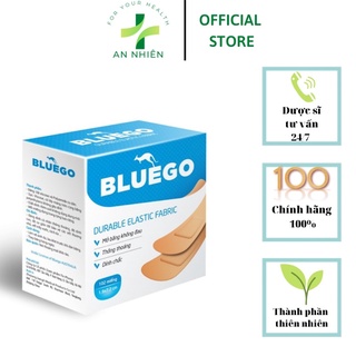 Băng cá nhân bluego bản vừa - hộp 102 miếng
