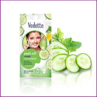 🥦 MẶT NẠ LỘT NHẸ DƯA LEO 12ml VEDETTE - MỊN MÀNG & MỀM MẠI - TPM286