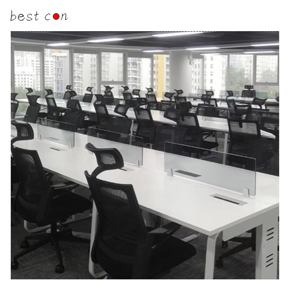 Kẹp vách ngăn bàn làm việc - Kẹp vách ngăn nhựa - Kẹp vách ngăn nhôm