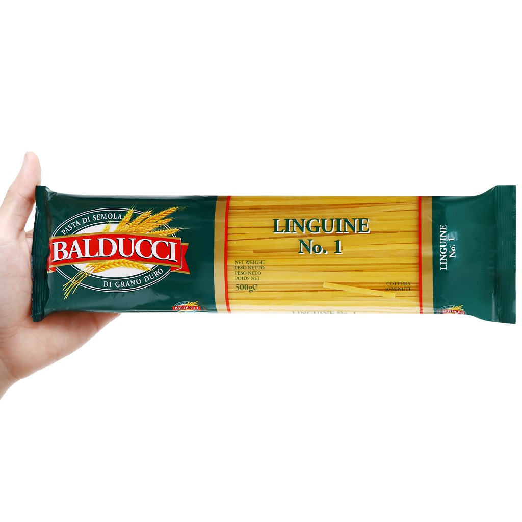 [HÀNG MỚI VỀ] Mì Linguine sợi dẹt số 1 Balducci gói 500g
