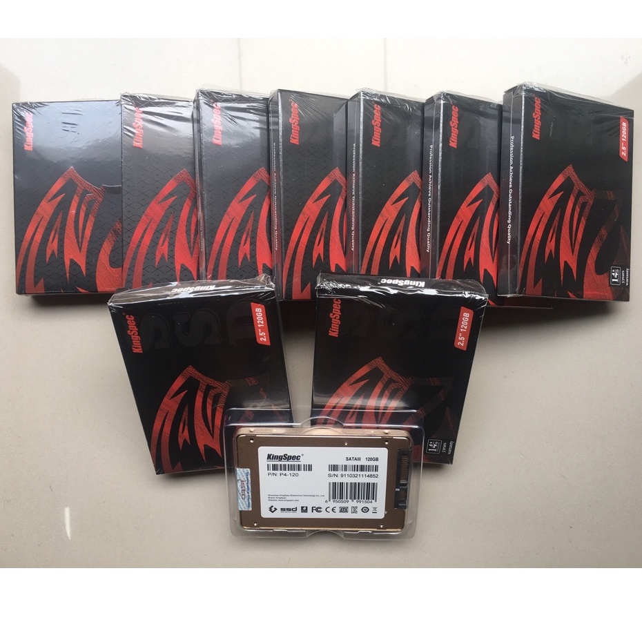 Ổ cứng SSD KingSpec 120GB Chính Hãng Tem Mai Hoàng - BH 36 Tháng | BigBuy360 - bigbuy360.vn
