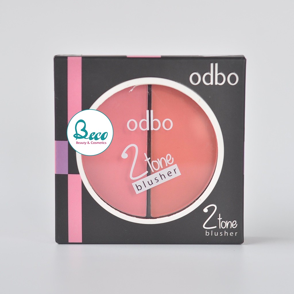 Phấn Má Hồng Odbo 2 Tone Blusher OD182 Thái Lan